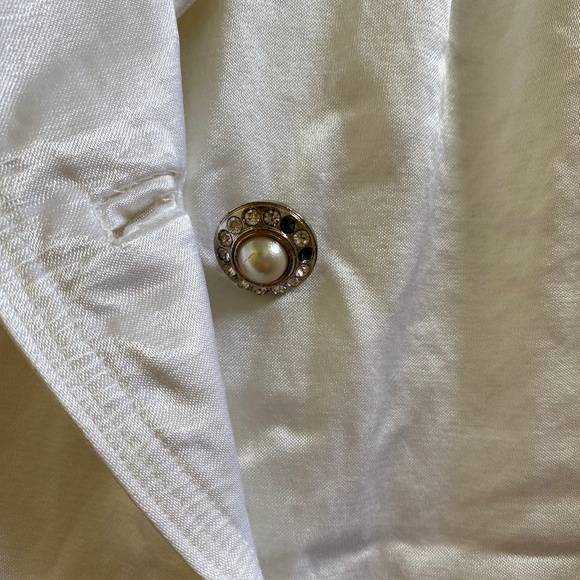 Gorgeous Women's/Juniors Satin Trench Coat Jacket Size: Medium - Picture 11 of 11